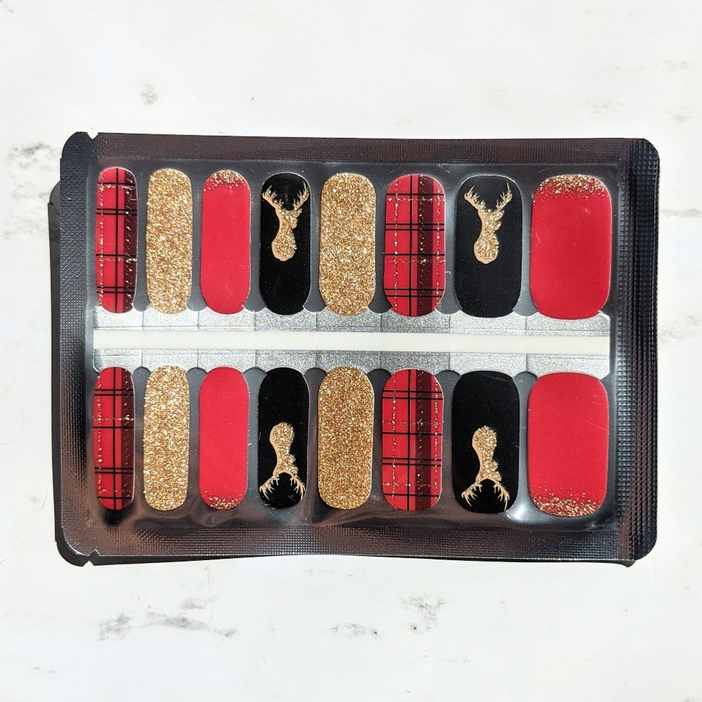 5 for $15 Nail Wraps- Winter's Hunting Lodge